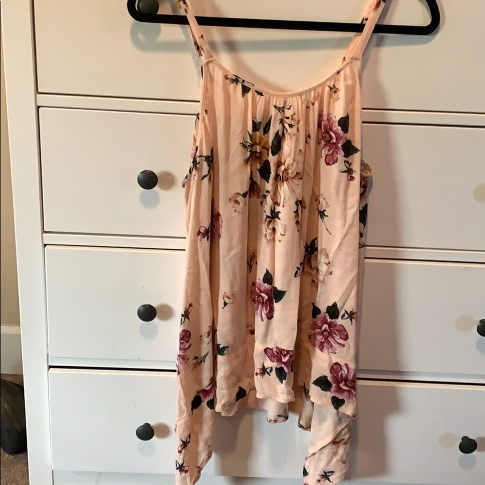 Ballet Pink Floral Tank